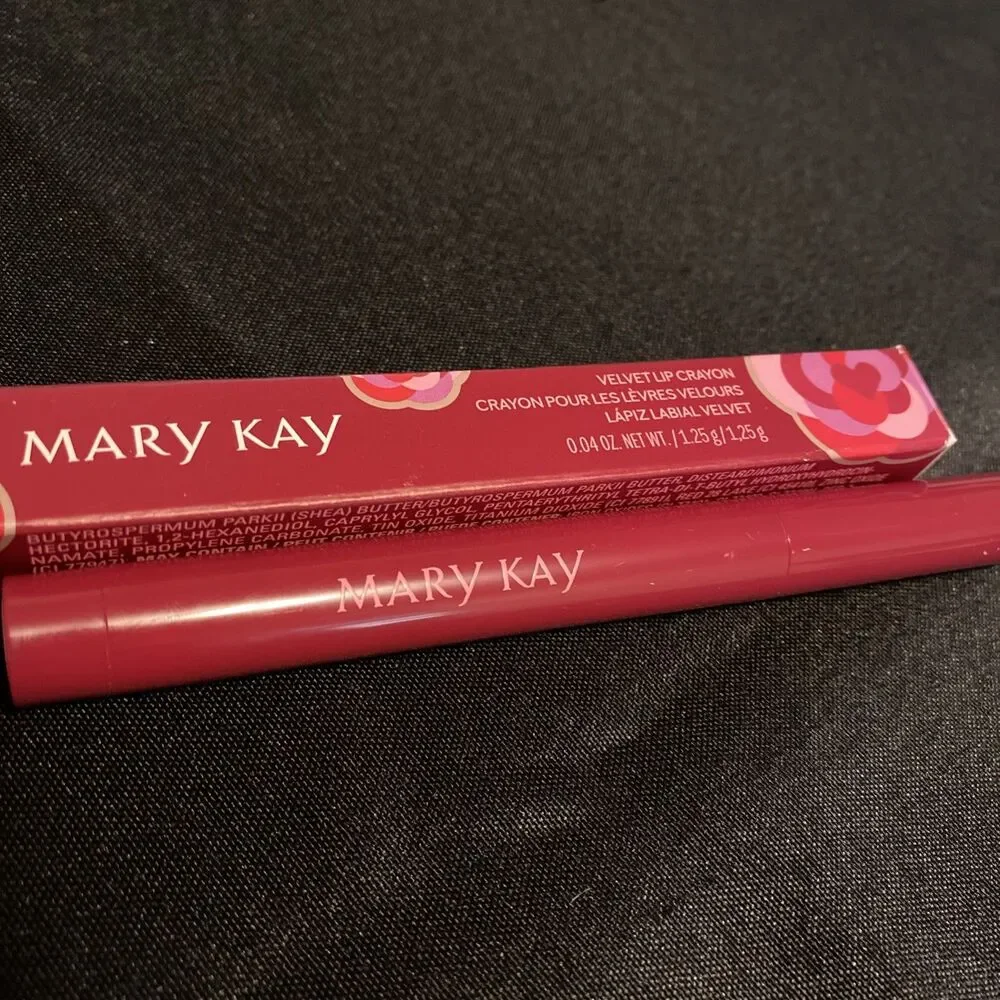 Mary Kay Velvet Lip Crayon-NIB-#208941-Visionary Pink Set Of 2